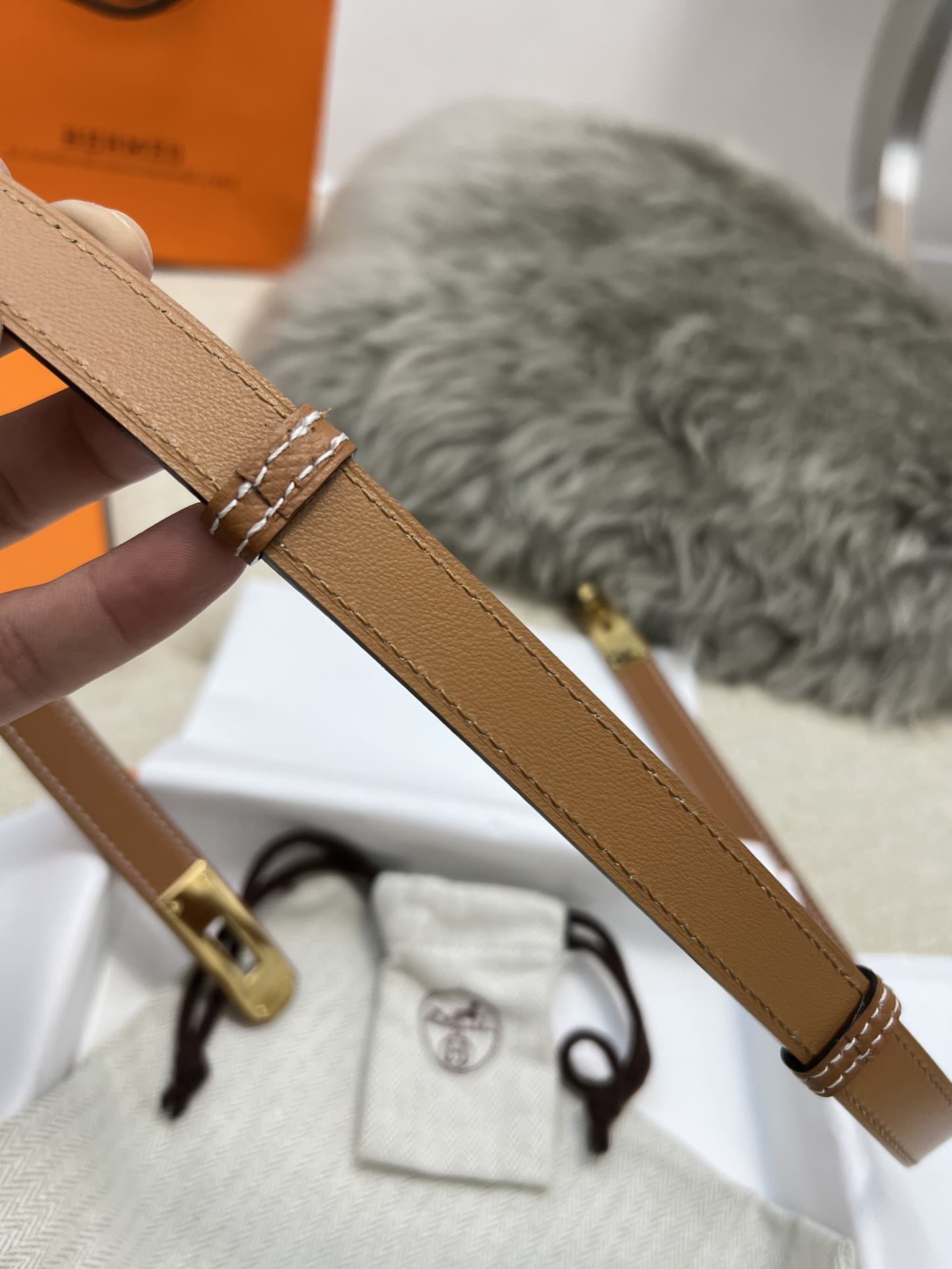 Hermes Woman 1.8cm Belt