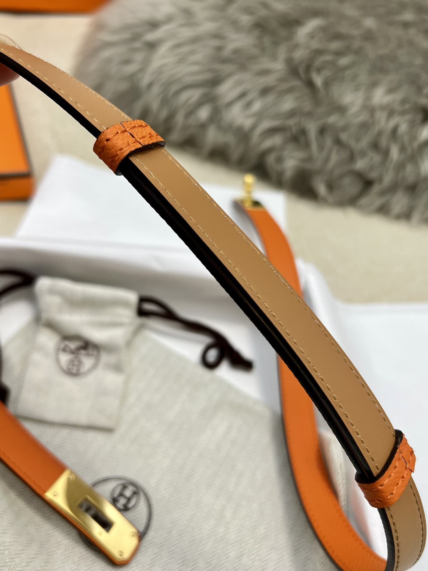 Hermes Woman 1.8cm Belt