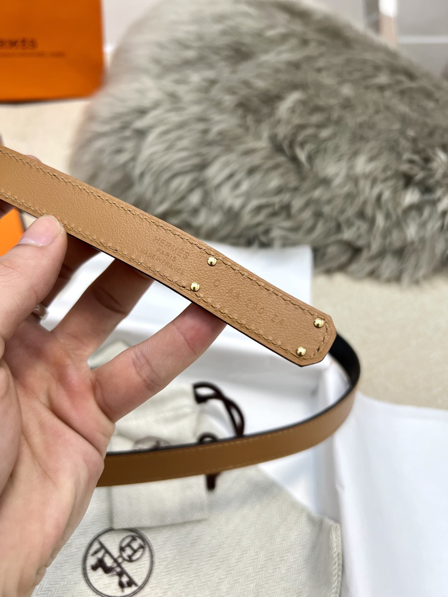 Hermes Woman 1.8cm Belt