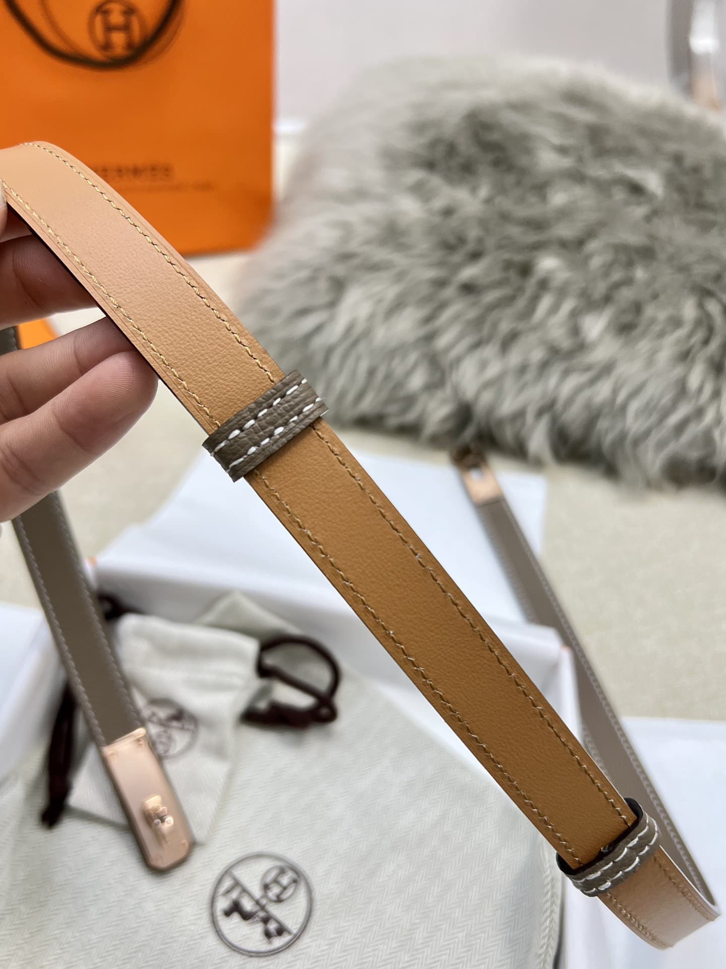 Hermes Woman 1.8cm Belt