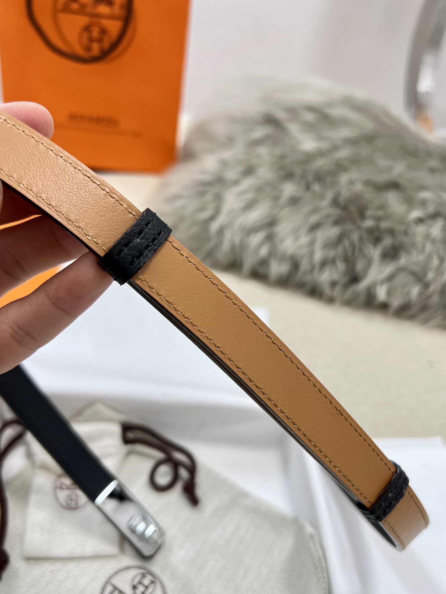 Hermes Woman 1.8cm Belt