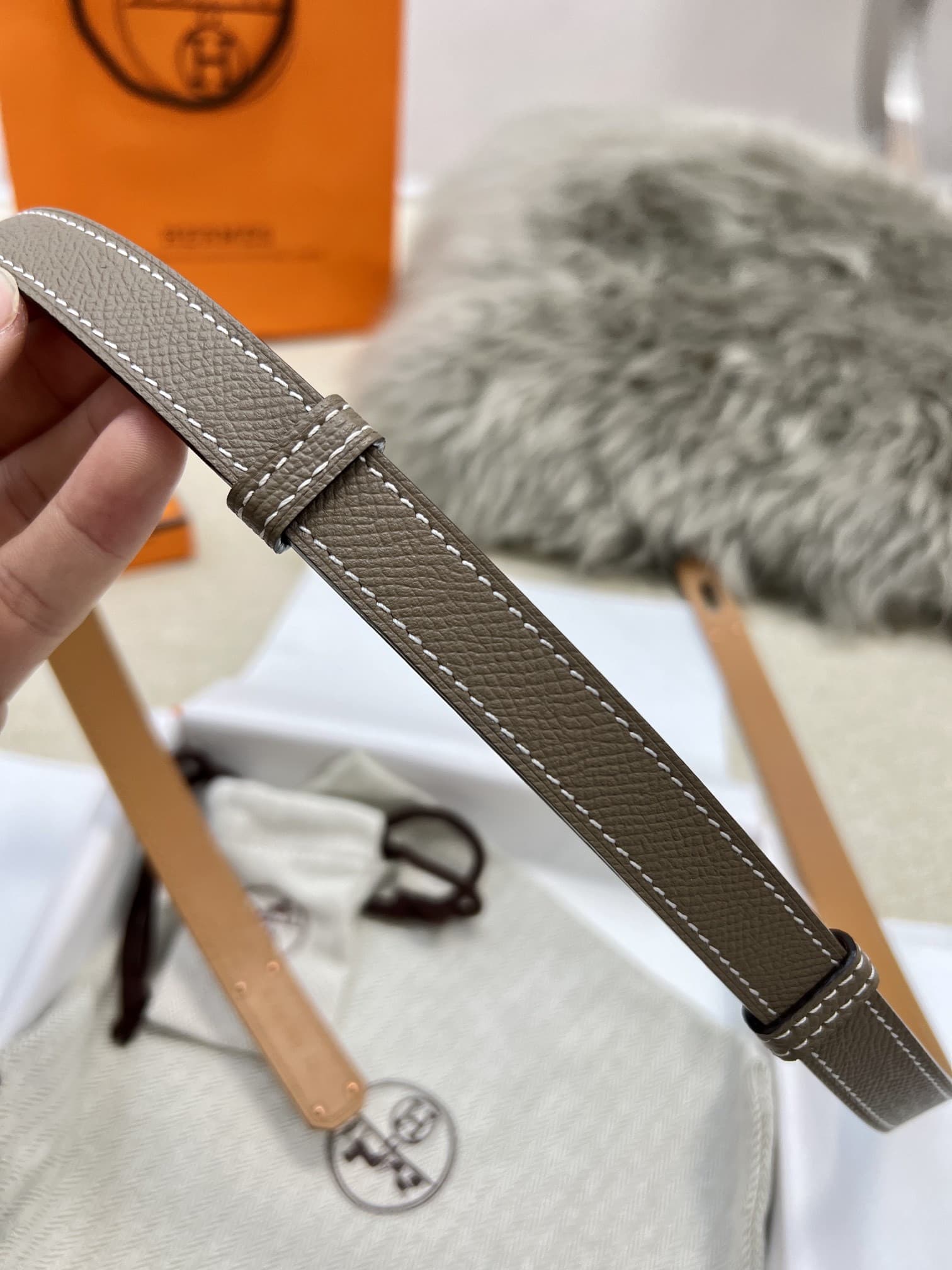 Hermes Woman 1.8cm Belt