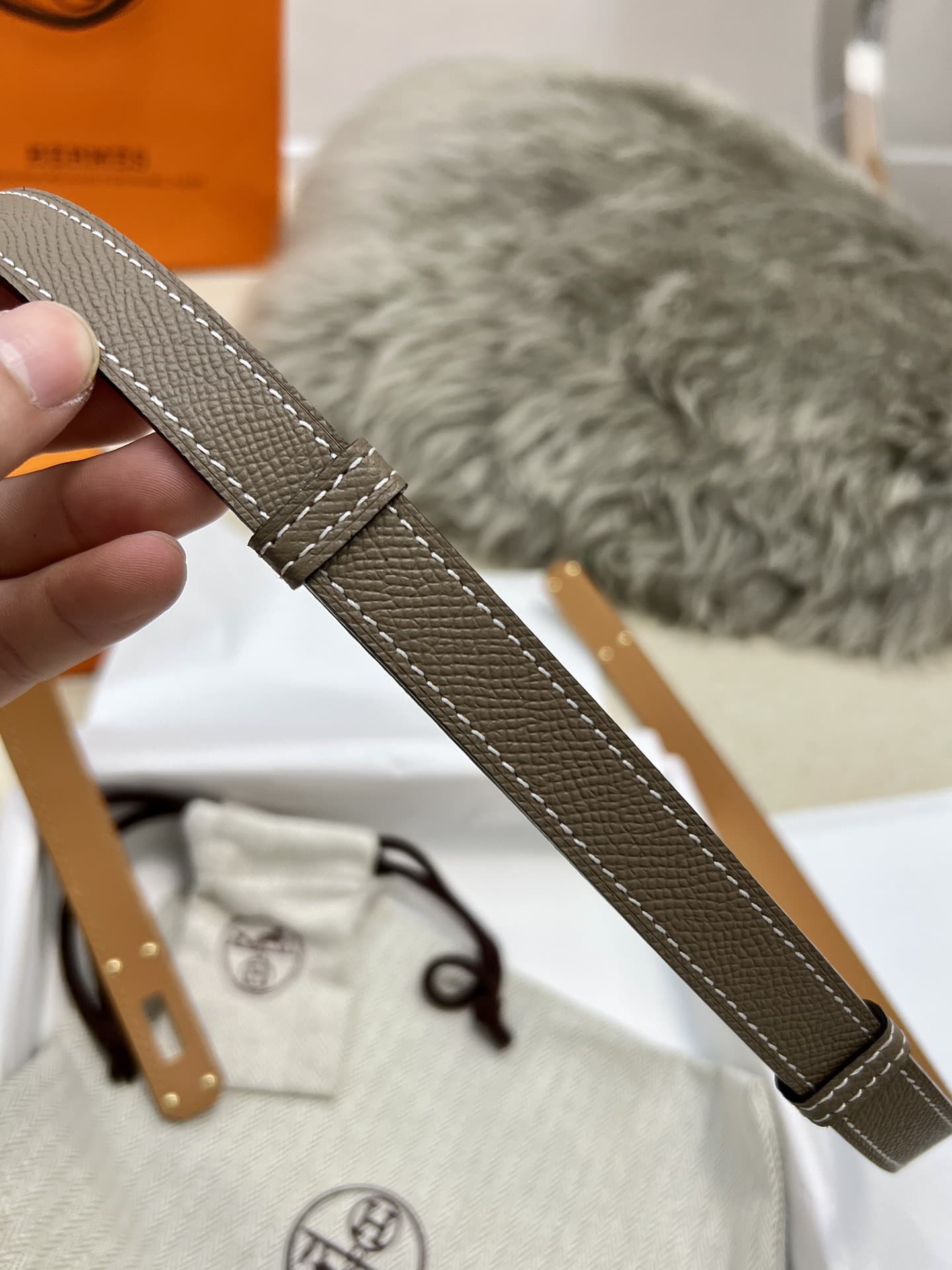 Hermes Woman 1.8cm Belt