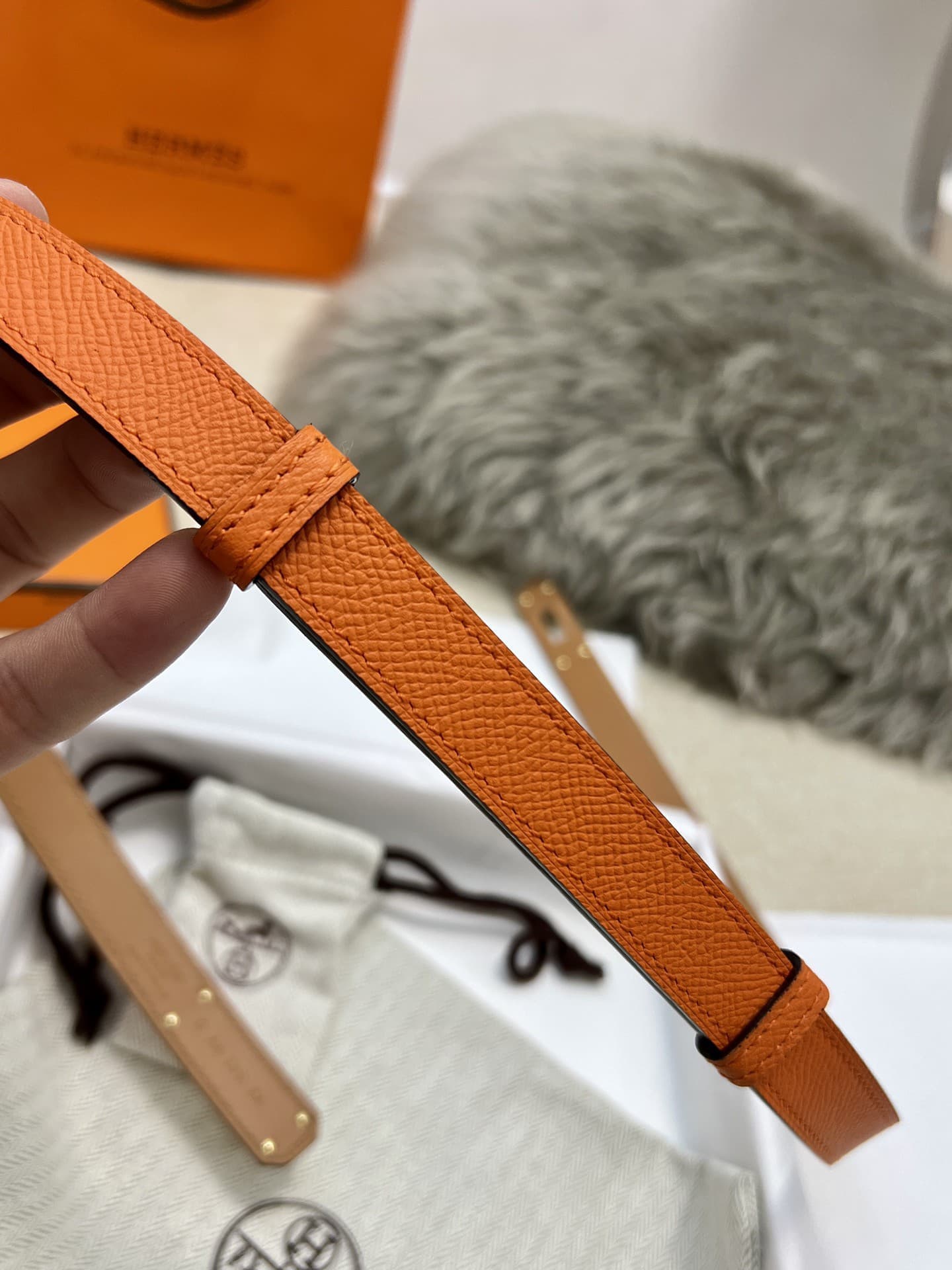 Hermes Woman 1.8cm Belt