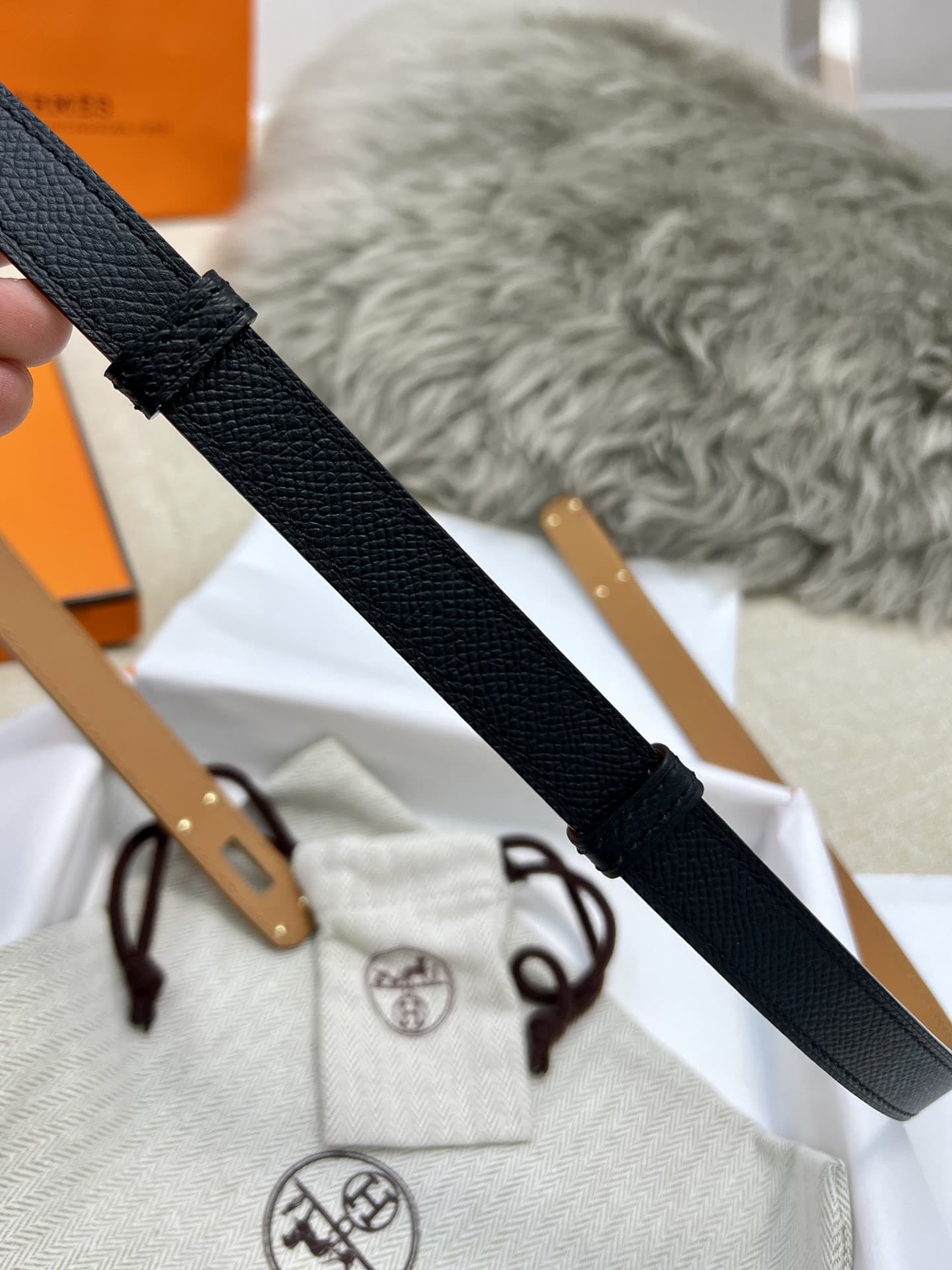 Hermes Woman 1.8cm Belt