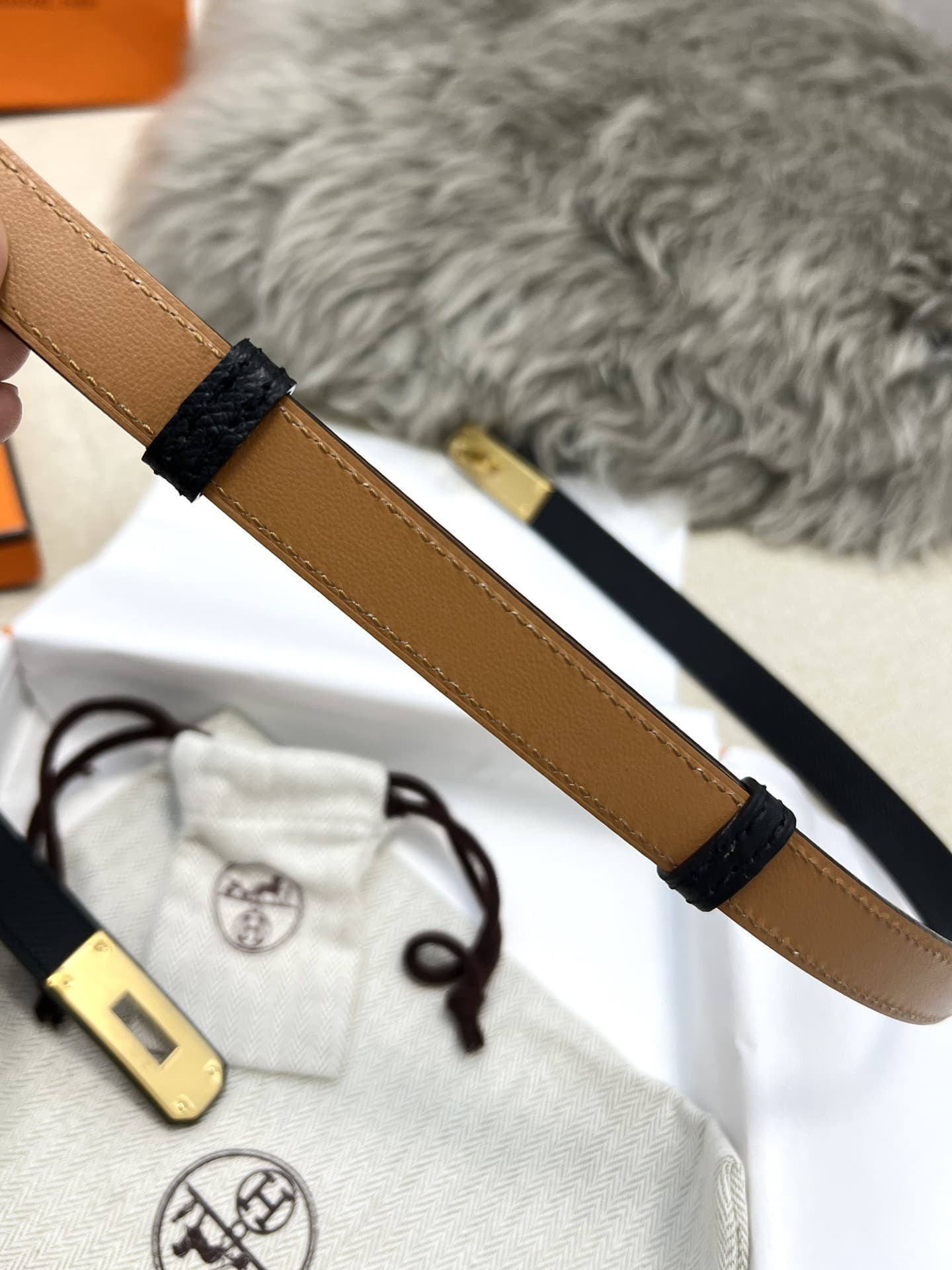 Hermes Woman 1.8cm Belt