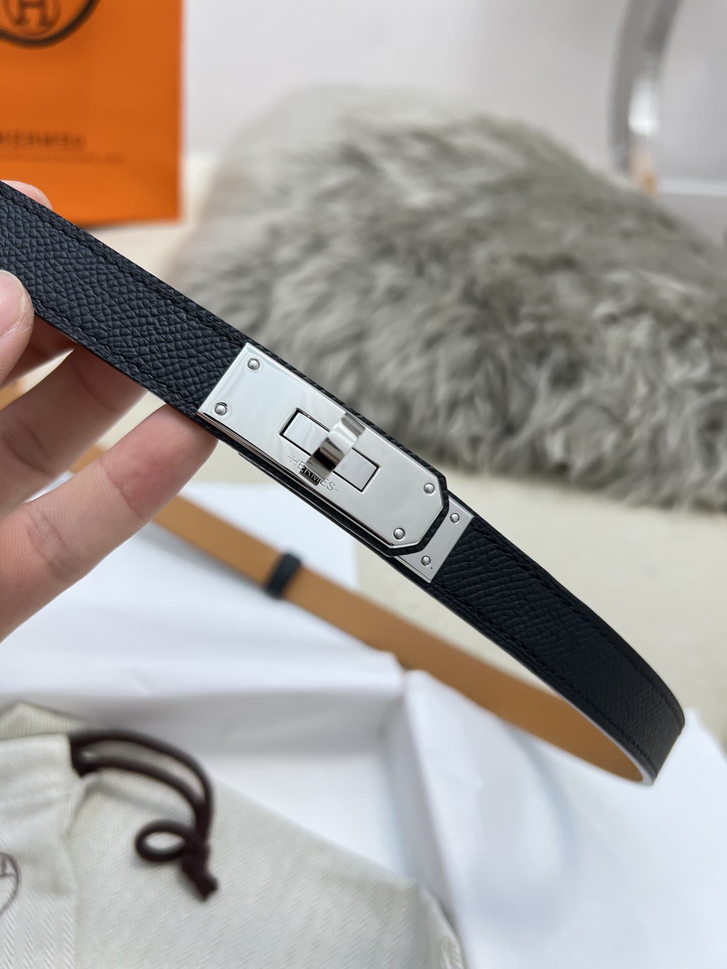 Hermes Woman 1.8cm Belt