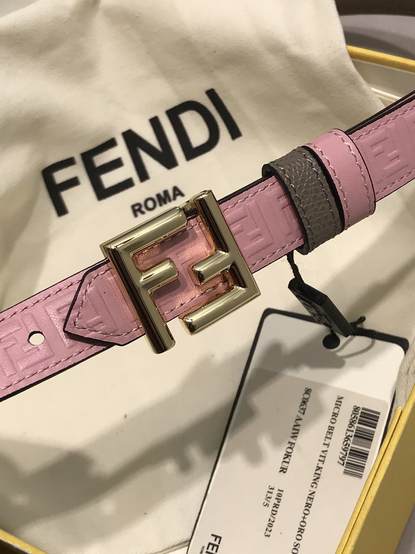 Fendi Woman 2.0cm Belt