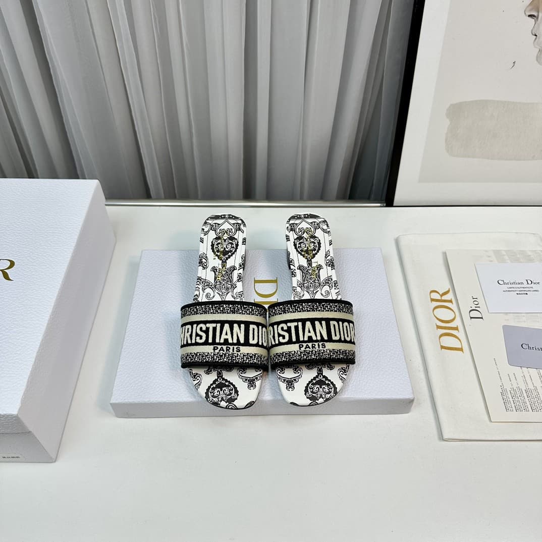 Dior Slippers Heel High4.5cm