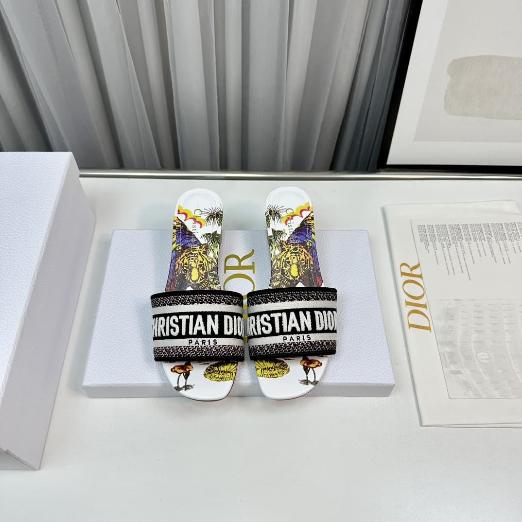 Dior Slippers Heel High4.5cm