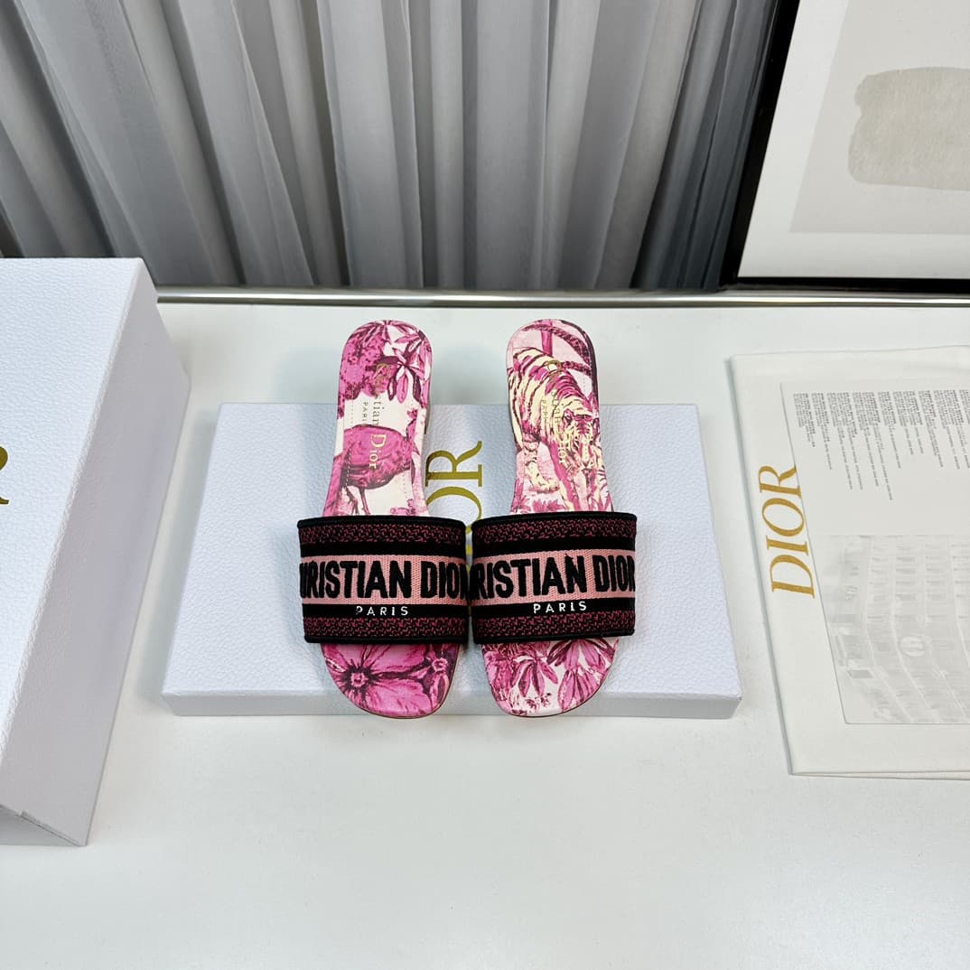 Dior Slippers Heel High4.5cm