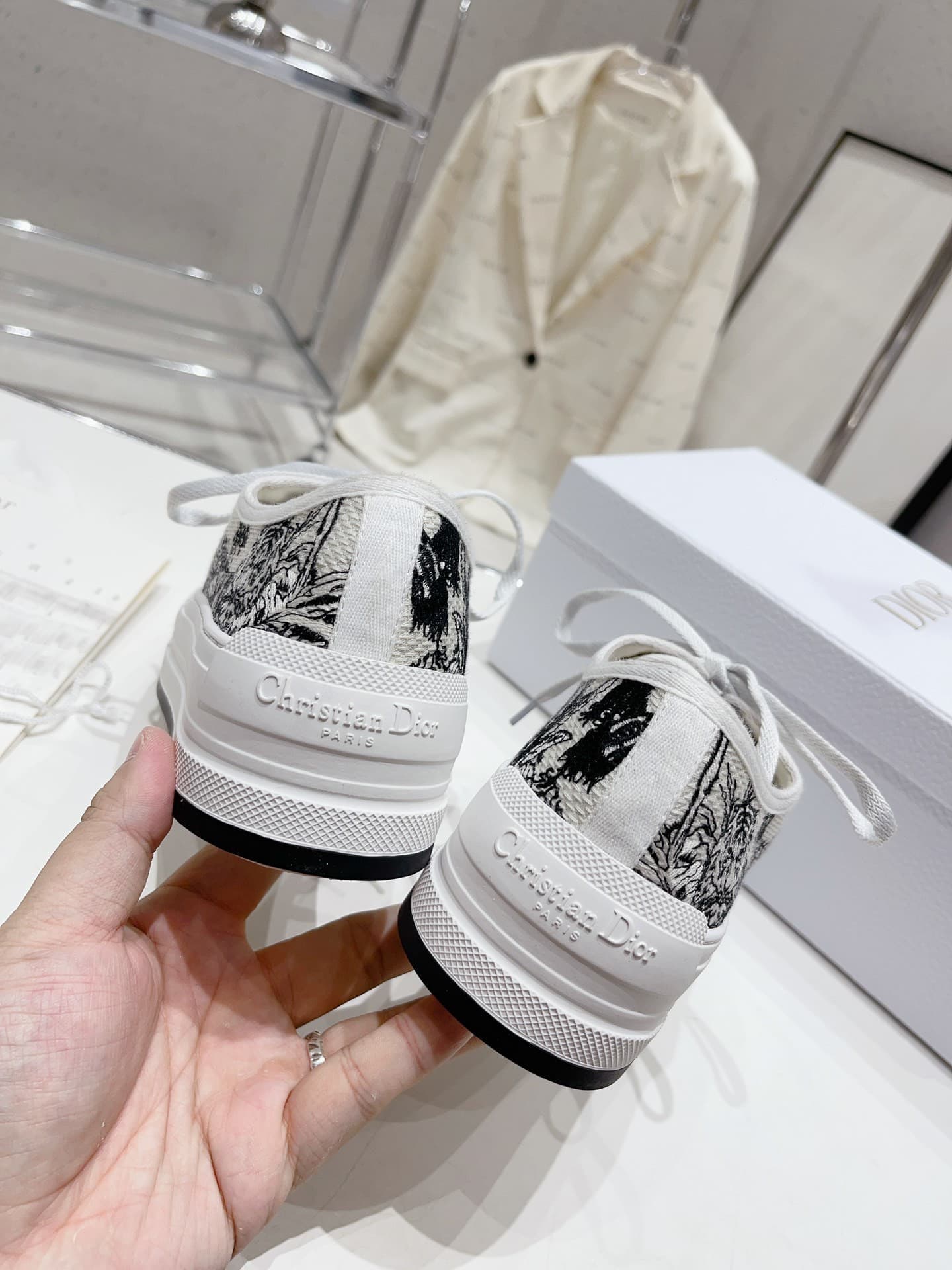 Dior Walkn Shoes Heel High4.5cm