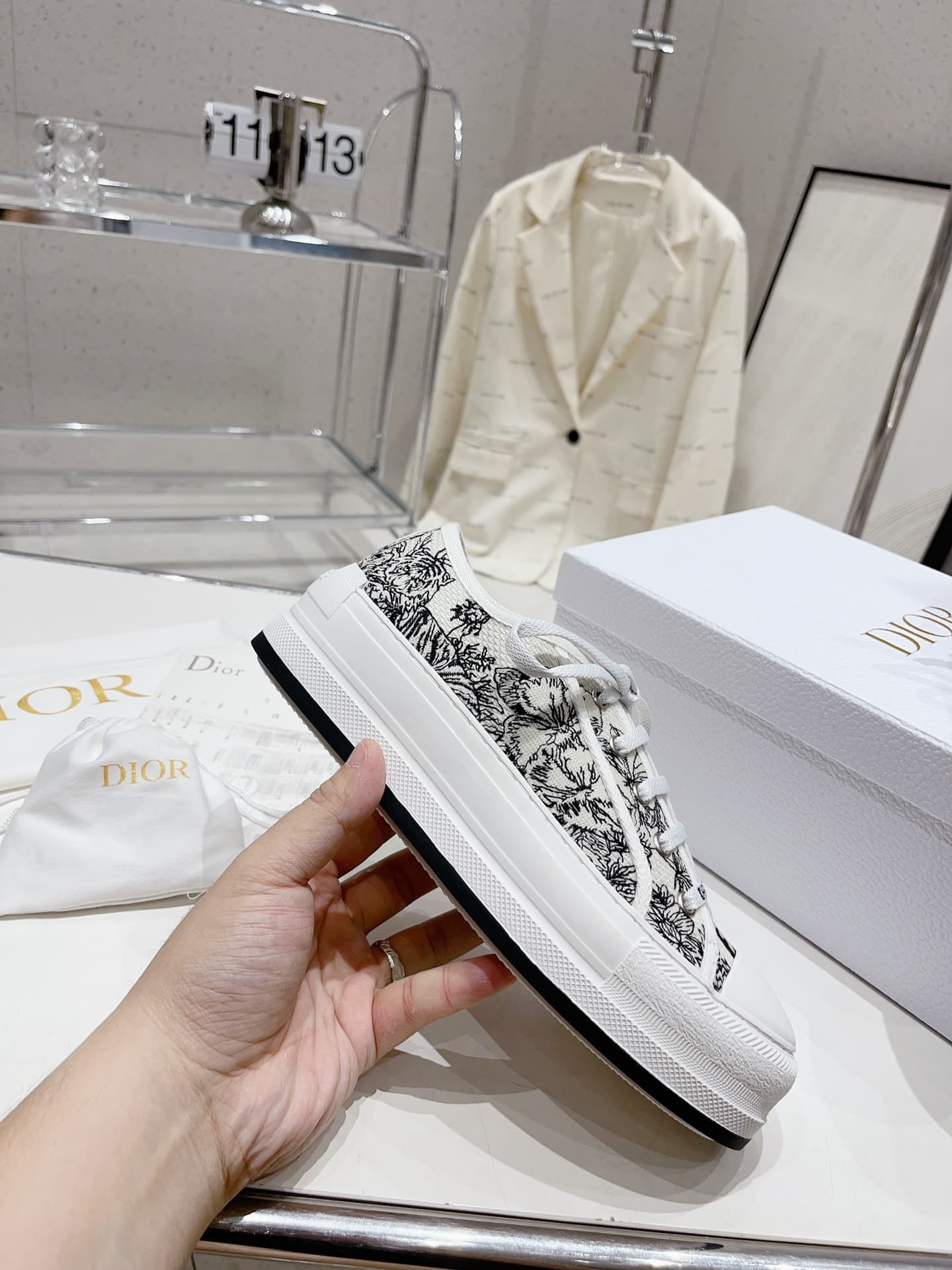 Dior Walkn Shoes Heel High4.5cm