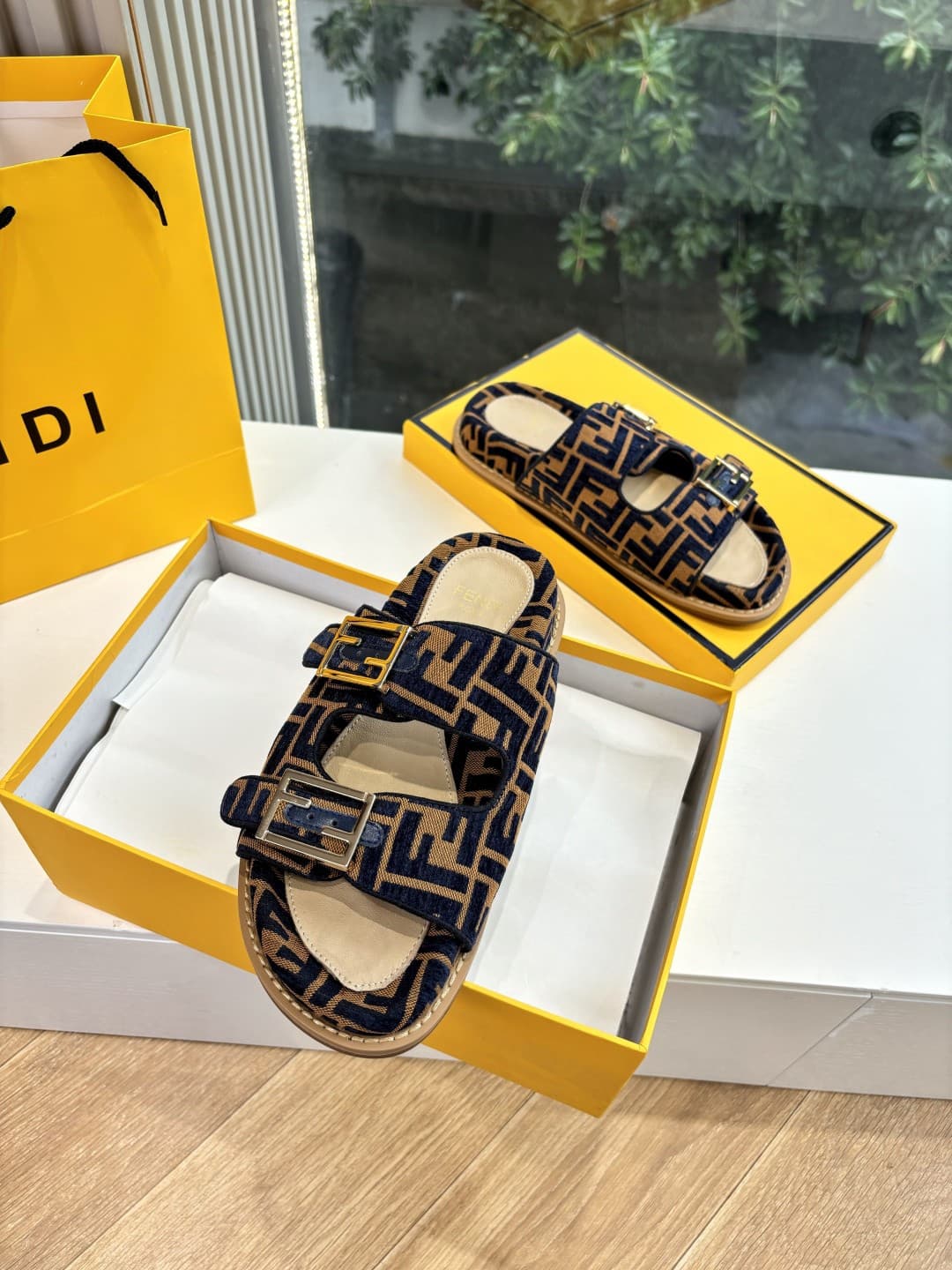 Fendi Couple Slippers