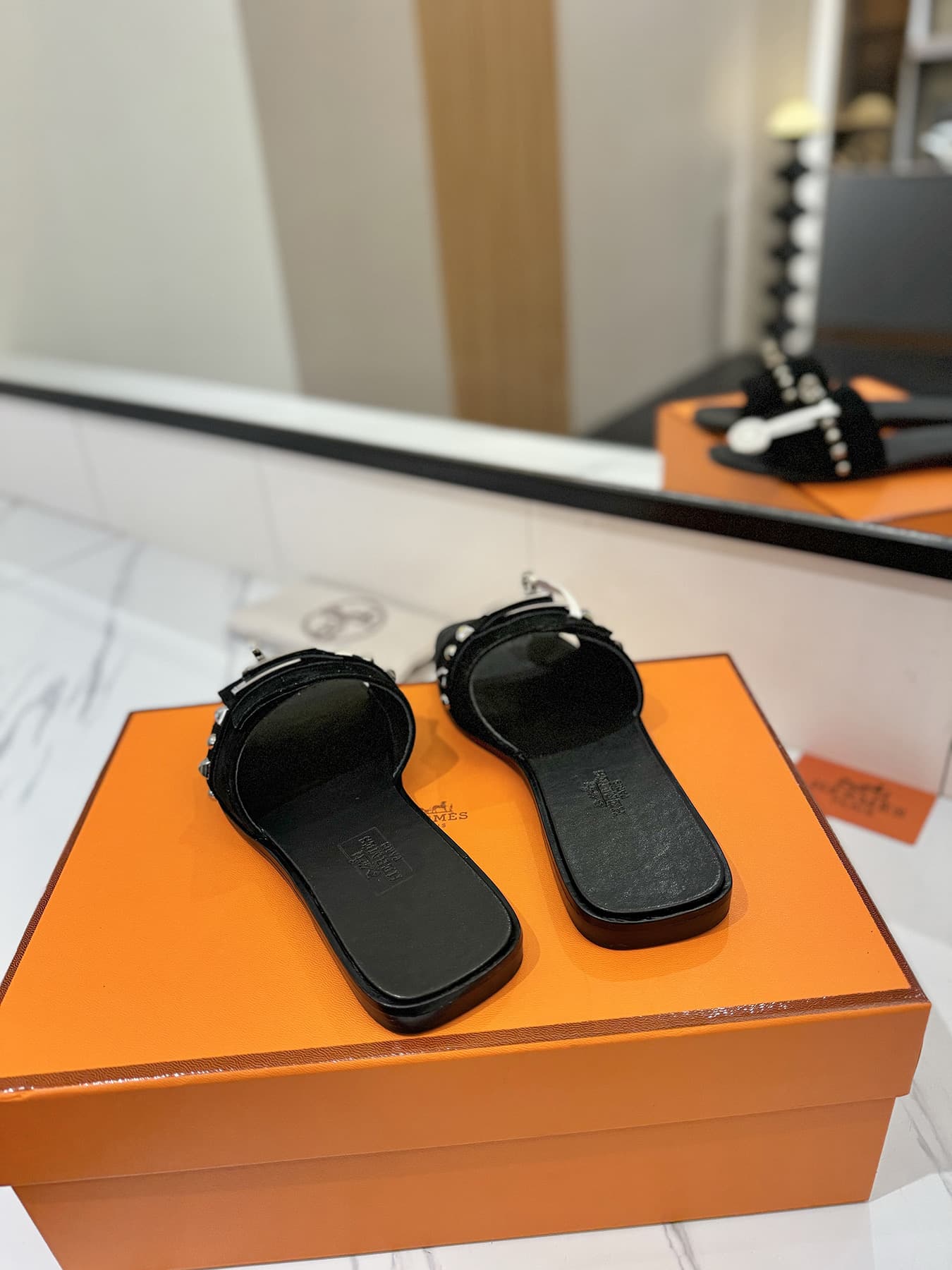 Hermes Slippers