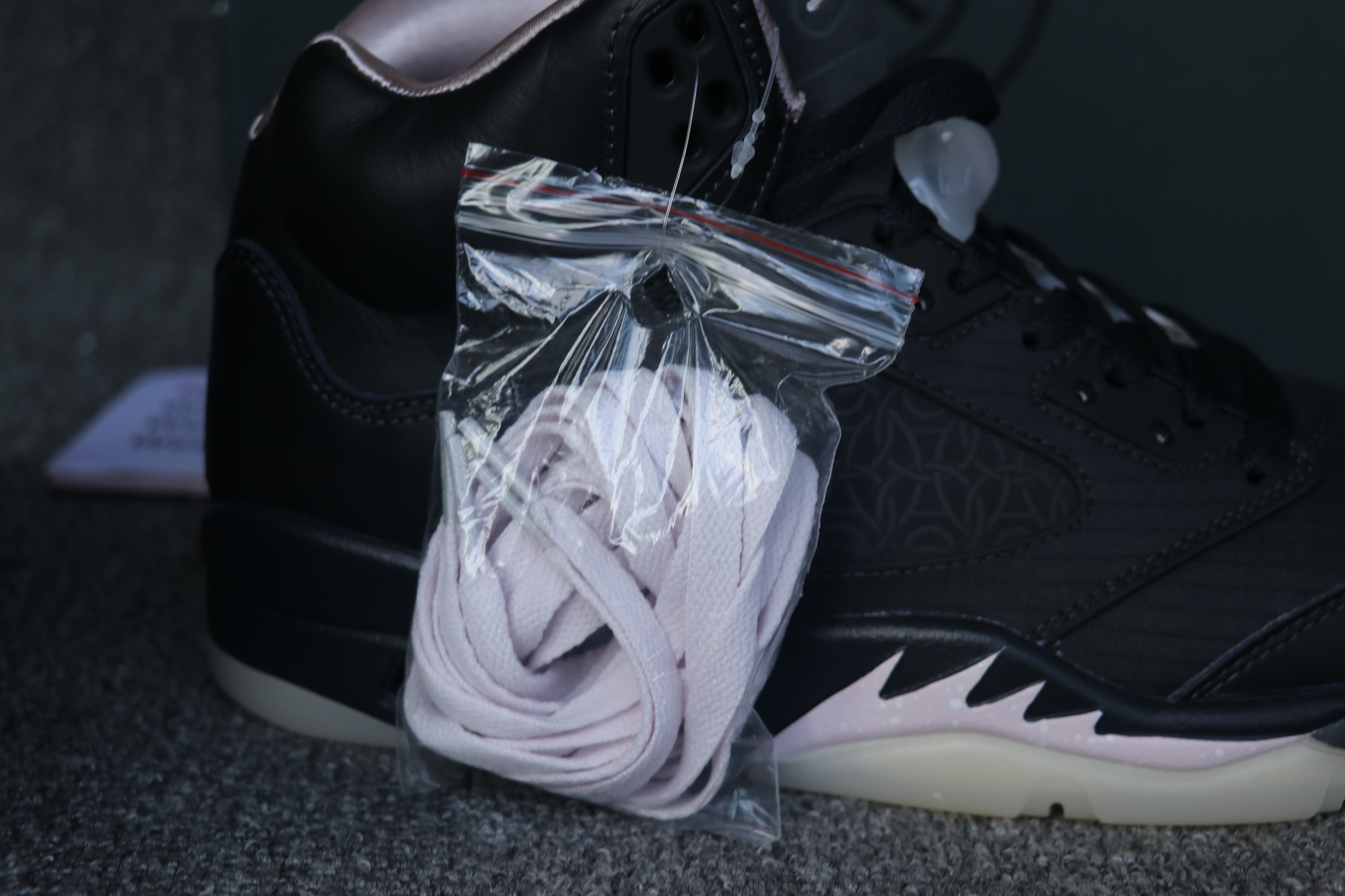 Paris x Air Jordan 5 Black Pink