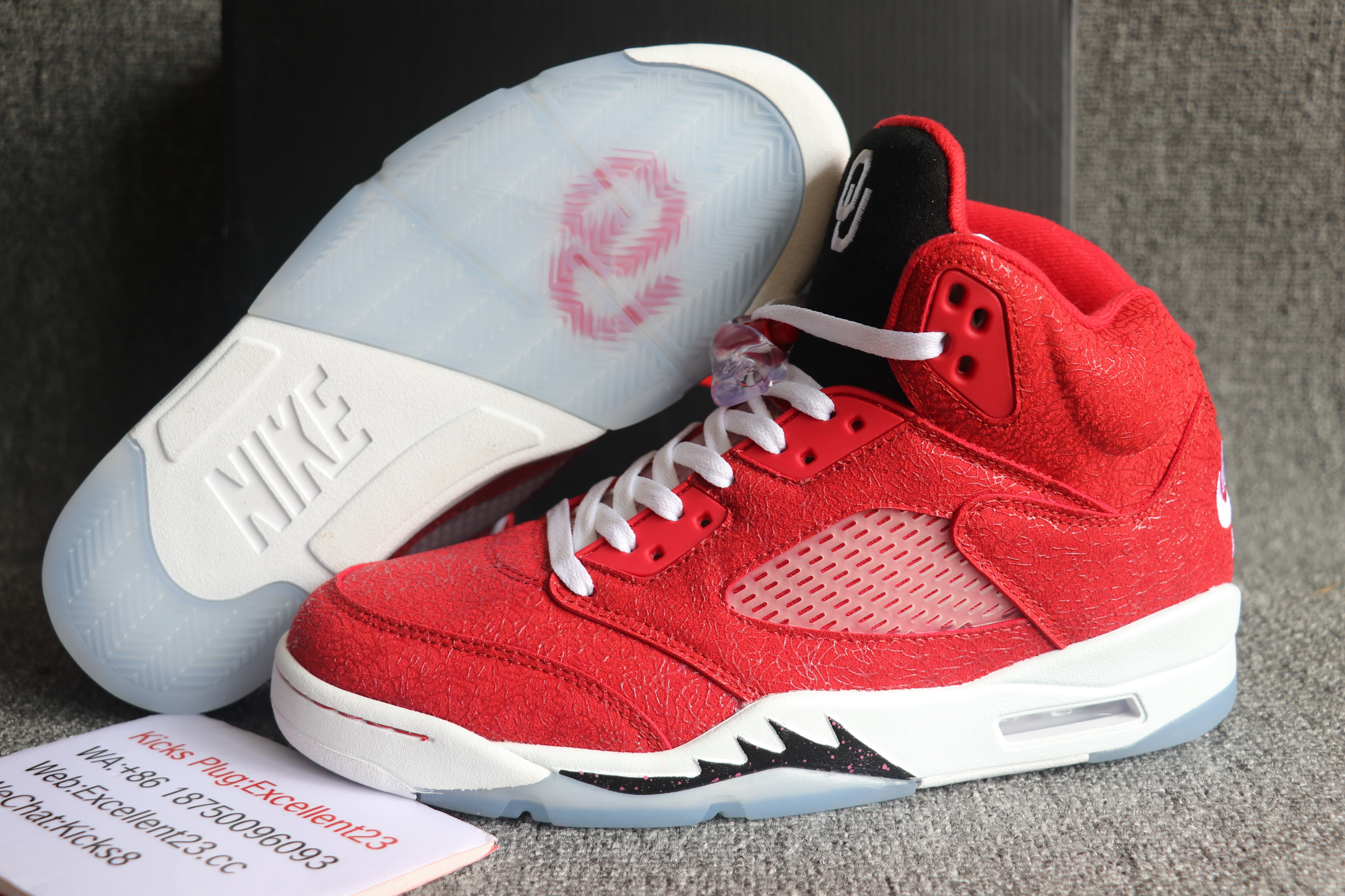Air Jordan 5 OU Red