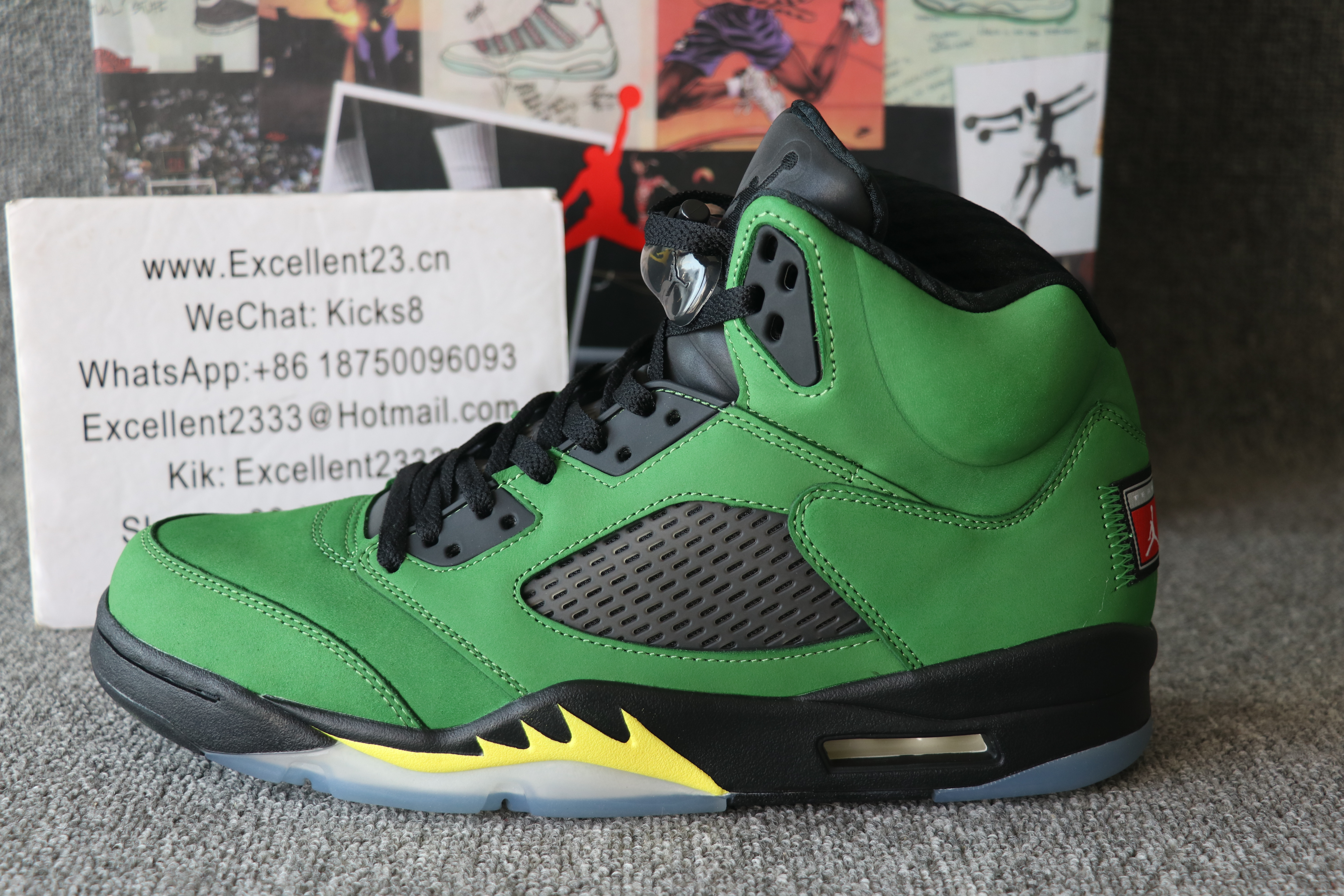 Nike Air Jordan 5 Oregon Duck 2020