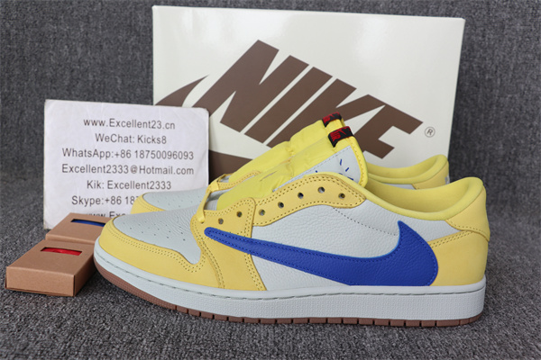 Travis Scott x Air Jordan 1 LOW yellow