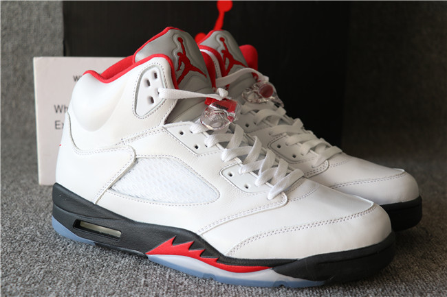 Authentic Nike Air Jordan 5 Retro Fire Red