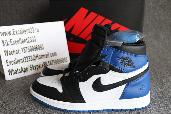 Authentic Nike Air Jordan 1 Retro Fragment With Lighting