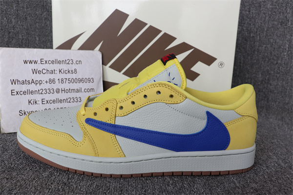 Travis Scott x Air Jordan 1 LOW yellow