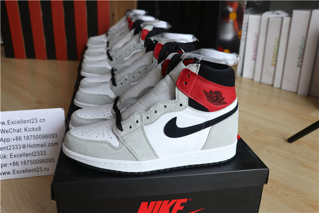 Men Nike Air Jordan 1 Retro Smoke Grey