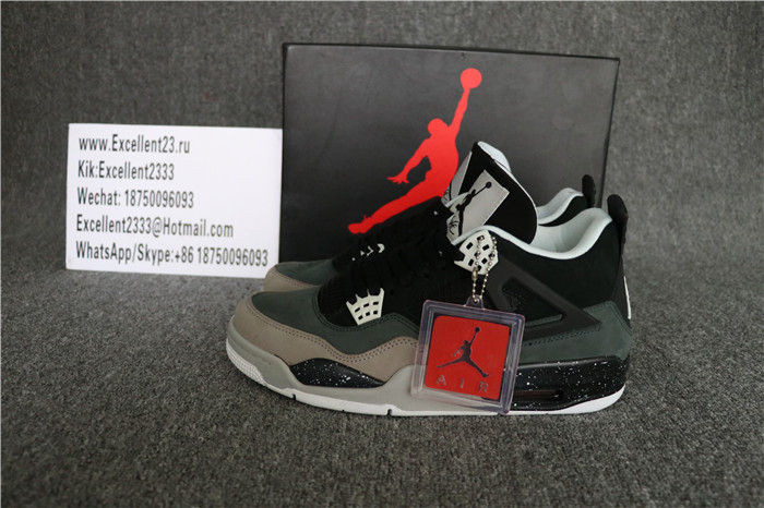 Authentic Nike Air Jordan 4 Retro Fear Pack