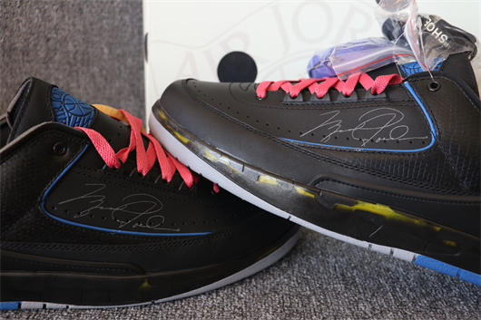 Off White x Nike Air Jordan 2 Black