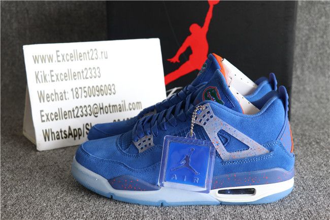 Authentic Air Jordan 4 Retro PE Florida Gators