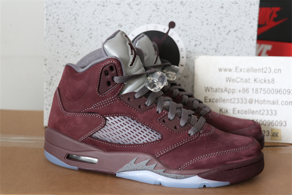 Copy Nike Air Jordan 5 Bordeaux