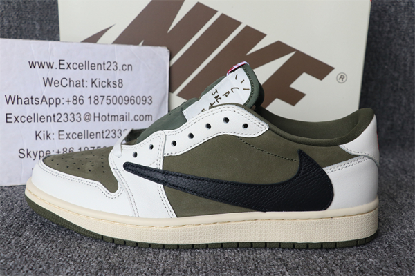Travis Scott x Air Jordan 1 Low Olive