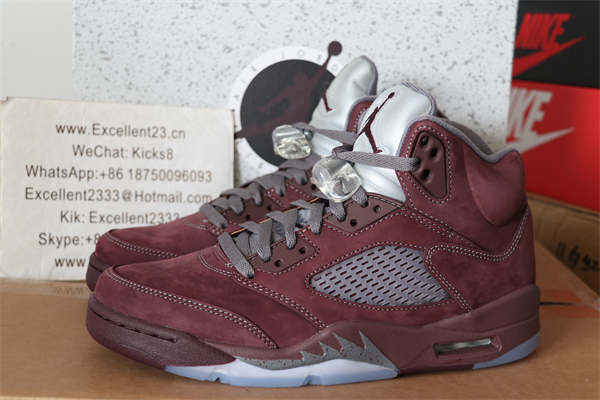 Copy Nike Air Jordan 5 Bordeaux