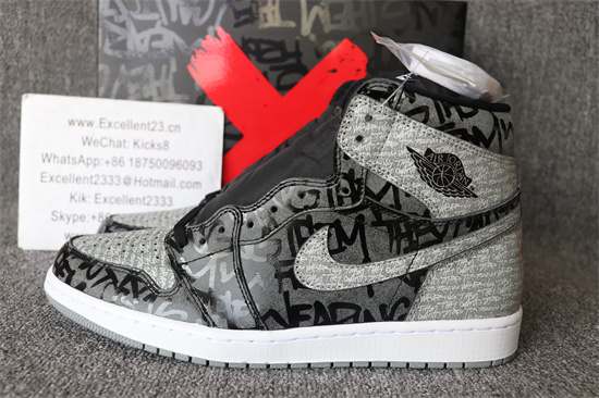 Nike Air Jordan 1 Banned Grey