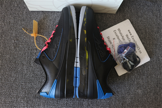 Off White x Nike Air Jordan 2 Black