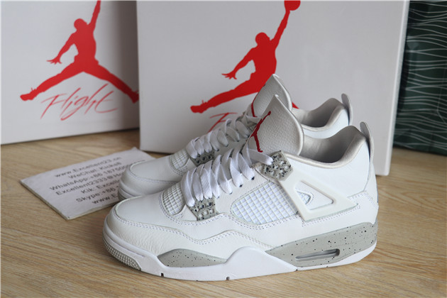 Nike Air Jordan 4 Retro Tech White