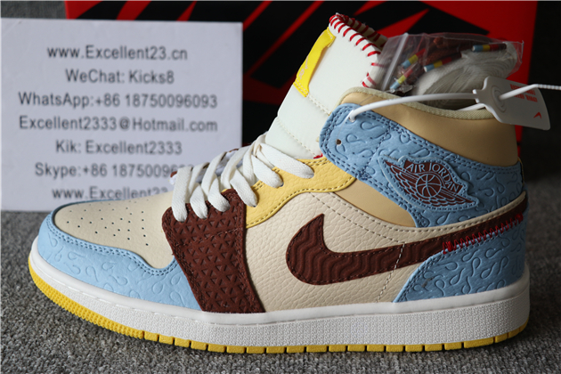 Nike Air Jordan 1 Mid Fearless Yellow