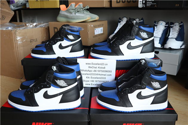 Nike Air Jordan 1 Retro Royal Toe Men