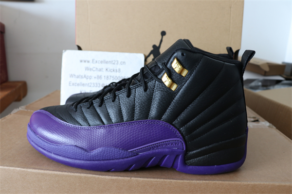 Nike Air Jordan 12 Black Purple