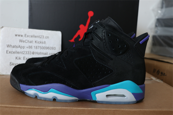 Nike Air Jordan 6 Black Blue