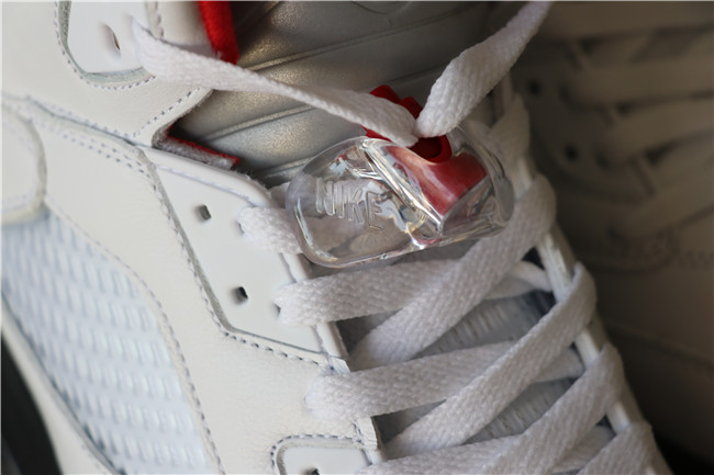 Authentic Nike Air Jordan 5 Retro Fire Red