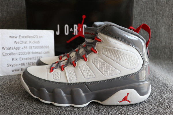 Nike Air Jordan 9 Grey White