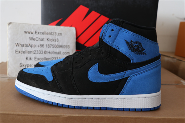 Nike Air Jordan 1 Black Royal Blue