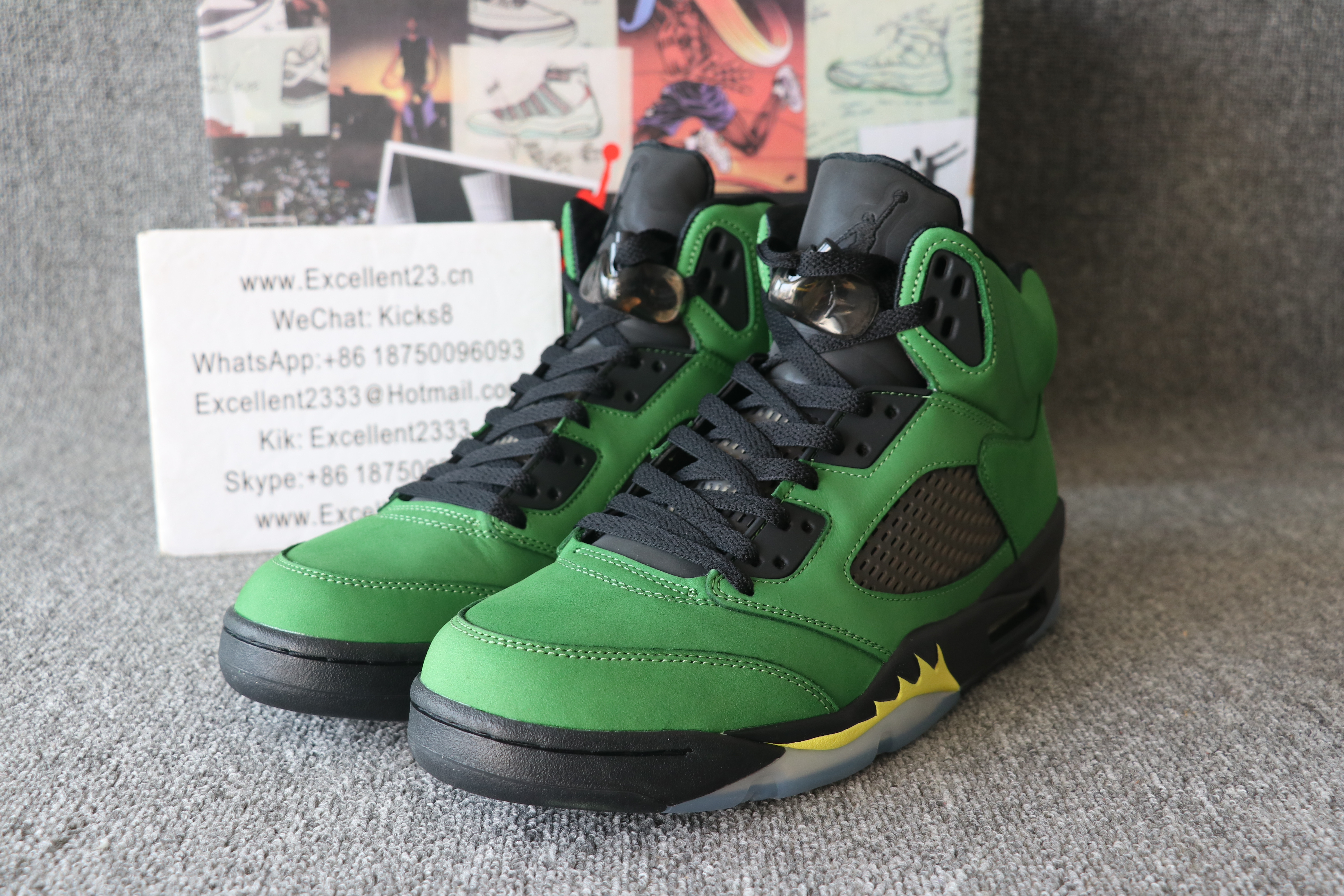 Nike Air Jordan 5 Oregon Duck 2020