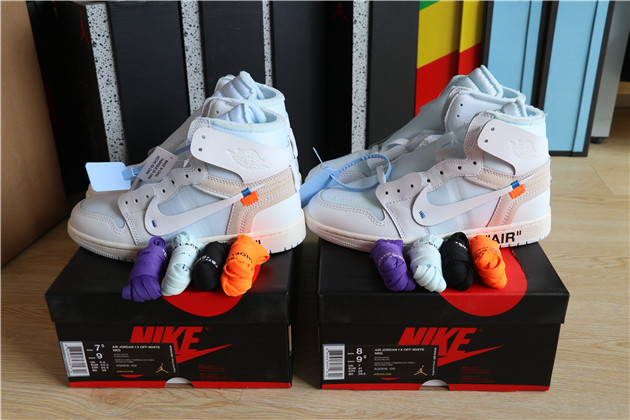 Authentic Off White X Nike Air Jordan 1 White