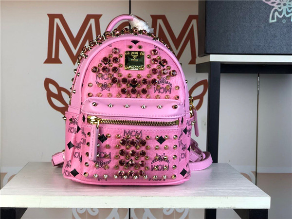 MCM Backpack 48k Rivet Size17-21-9cm 001