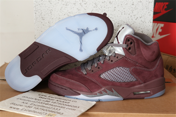 Copy Nike Air Jordan 5 Bordeaux