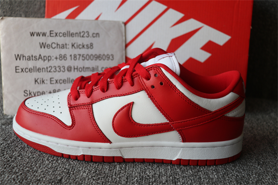 Nike SB DUNK Low White Red