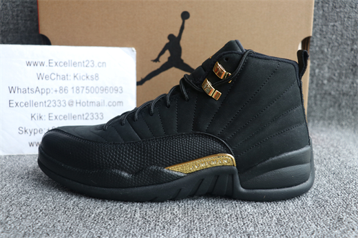 Nike Air Jordan 12 Black Gold