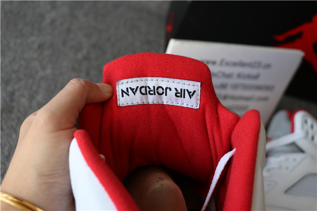 Authentic Nike Air Jordan 5 Retro Fire Red